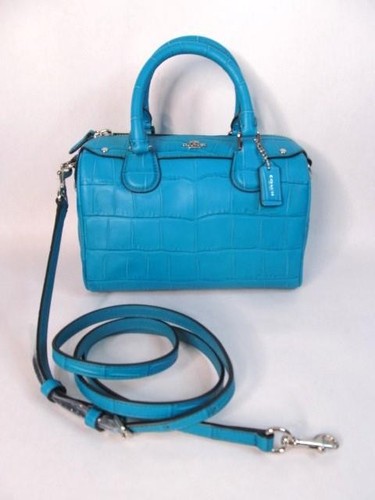 Nwt coach 55455 turquoise - coach,